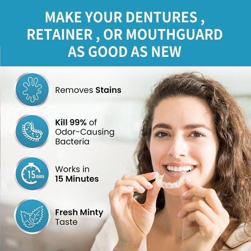 El Limpiador De Dentaduras Y Se Usa Para Limpiar Las Dentadu