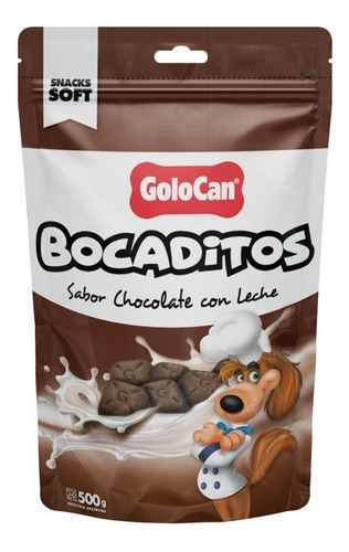 Golocan Bocaditos Finos Perro Chocolale Y Leche X 500gr
