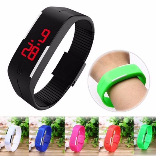 Reloj Led Digital Unisex Deportivo Varios Colores Moda