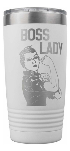 Vaso De Café Personalizado De Boss Lady De 20 Onzas, Idea