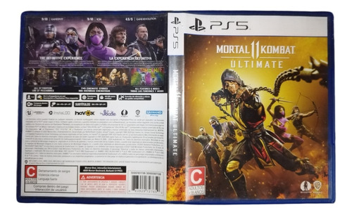 Mortal Kombat 11 Ultimate Ps5 Medio Uso*****