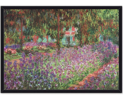 Cuadro Decorativo Lirios En El Jardín Claude Monet