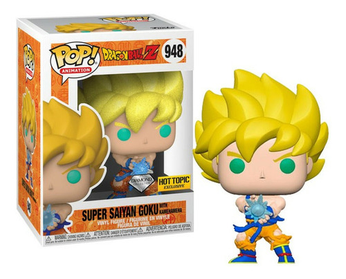 Funko Pop Super Saiyan Goku W/kamehameha Diamond Hot Topic