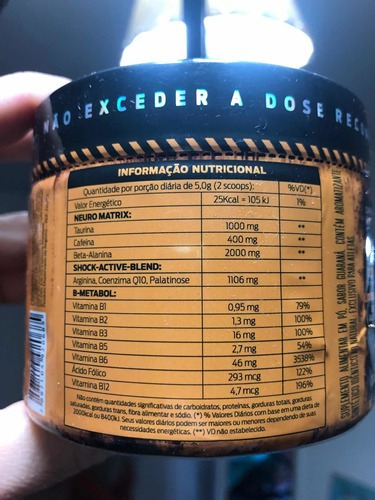 Nuclear Rush Pre Entreno Powder Polvo 100g