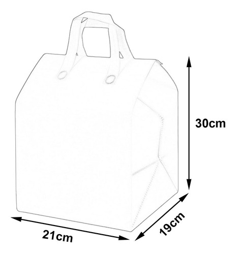 Bolsa Térmica Para Repostería Y Snacks Frescos Verde