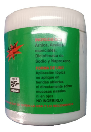 Pomada De Arnica Con Eucalipto. 125gr 1 Pieza