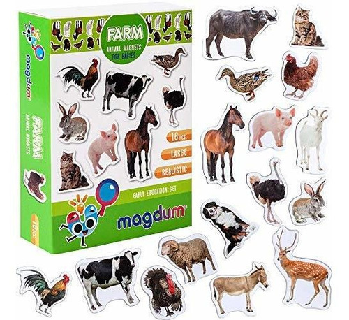 Set Magnético  Animales De Granja Para Niños 