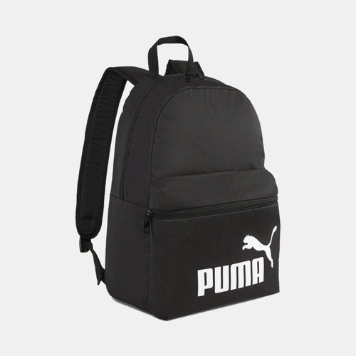 Mochila Puma Phase Unissex Backpack Logo Cat E Puma Cor Preto