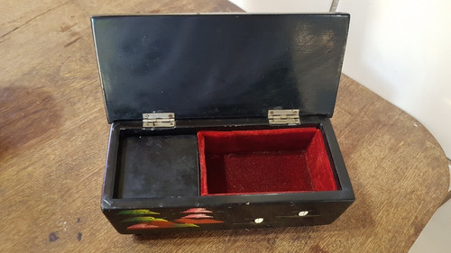 Porta Joias Antigo Com Caixa De Música Estilo Japonês