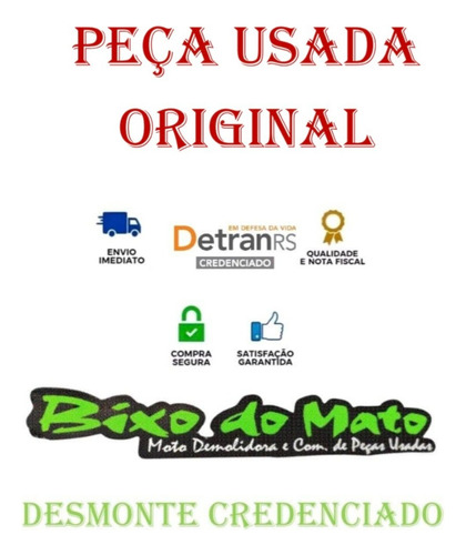 Acabamento Plástico Lateral Esquerdo Shineray 50q Jet 15 (Usado)