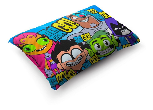 Imagen 3 de 5 de Funda De Almohada Teen Titans Go! 70x45cm Vudú Love