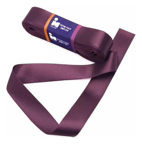 Fita De Cetim Najar N.05 22mm Com 10mts 100% Poliéster Cor 0031- Violeta