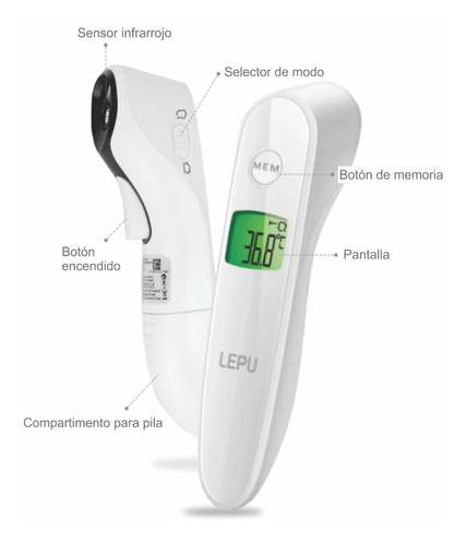 Termómetro Infrarrojo Lepu Medical