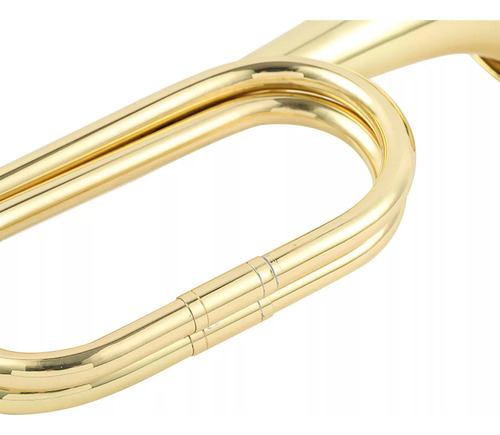 ( Buzina De Cavalaria Bb Bugle Yellow Brass De 31,5 Cm Para