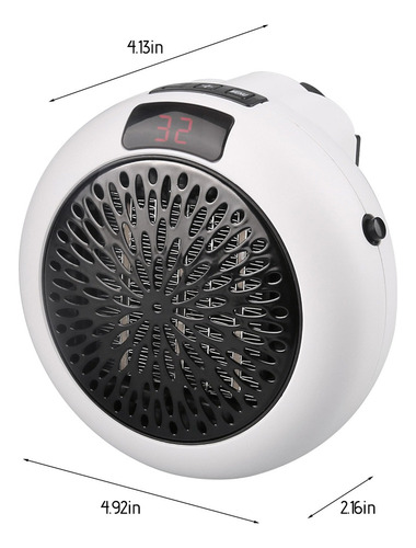 Calentador Eléctrico Portátil Con Control Remoto