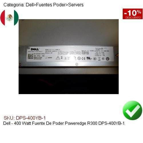 Fuente de poder para PC Dell DPS-400YB-1 400W