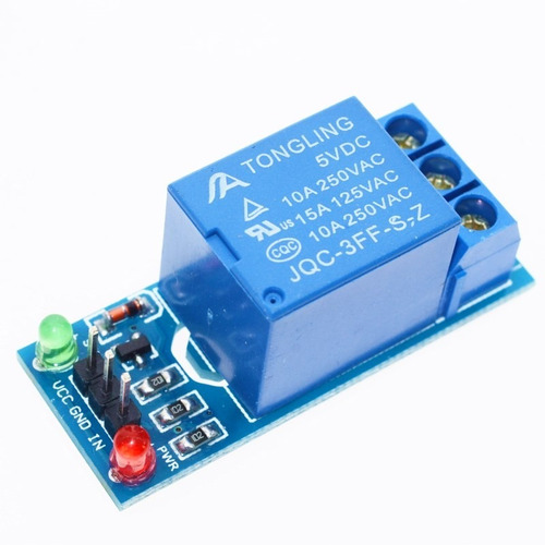 Imagen 1 de 4 de Modulo Relevadores Relay 1 Canal 5v