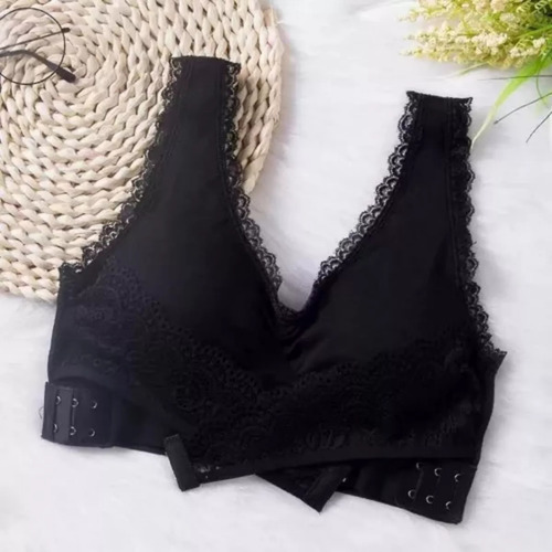 Comfy Bra Push Up Con Tirantes Cruzados Bralette Simple