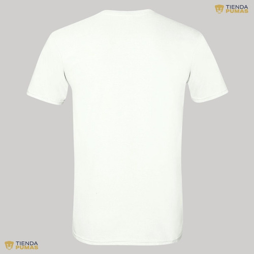 Playera Deportiva Hombre Pumas Unam Retro Azul Vinil