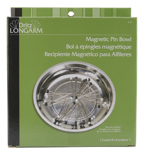 Dritz Longarm Cuenco Magnetico (cierre Color Plateado