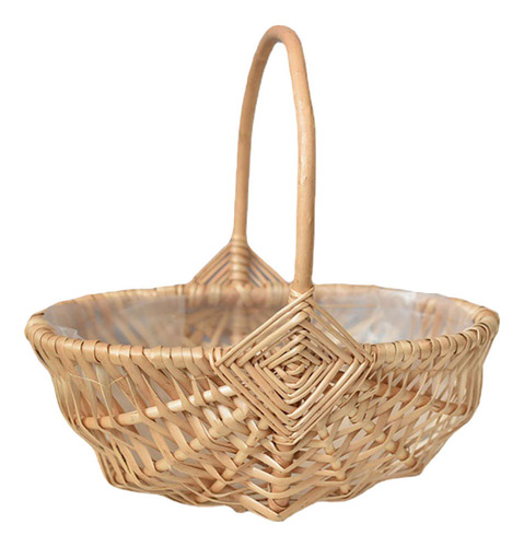 Cesta Tejida, Cesta De Regalo, Cesta De Flores