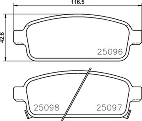 Balatas Pagid Para Chevrolet Cruze 2012