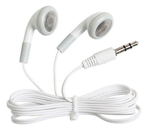 Auriculares Blancos Niños Y Adultos - Pack 100 - Escuela