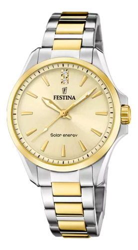 Reloj Para Mujer Festina Solar Energy F20655/3 Multicolor