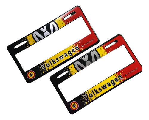 Porta Placas Vw German Jetta Tiguan Cross Universal