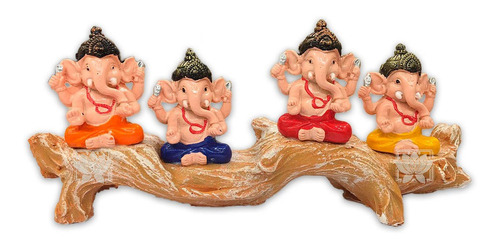 Set Figura Ganesh  Pedestal  / Ambienteyaromas