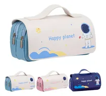 Comprar Lapiceras Kawaii Estuchera Organizadora De Colores Lapices 