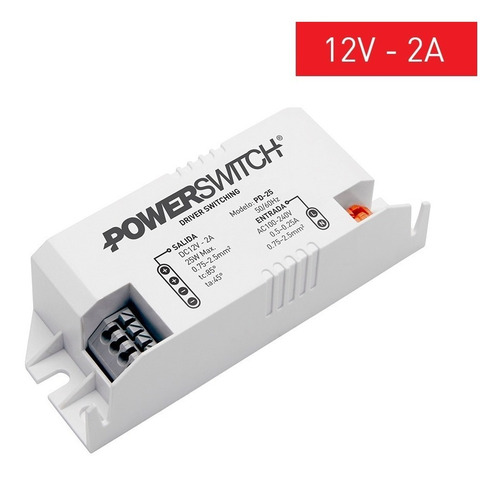 Imagen 2 de 8 de Fuente Switching Alimentacion Driver 12v 2a Tiras Cctv Gtia