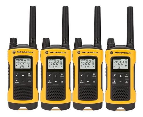 Imagen 1 de 5 de 4x Handy Motorola Walkie Talkie T402 Ip54 Ivox/vox 56km