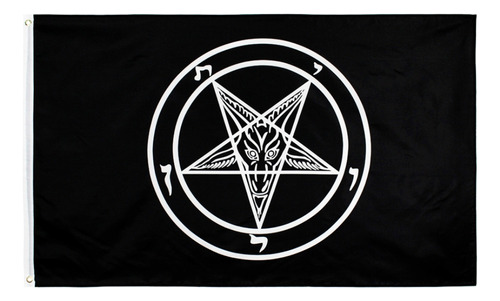 Bandera Baphomet Pentagrama Pentáculo Sello