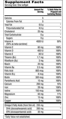 Bayer One A Day Prenatal 1 Multivitamina Desarrollo Fetal 90