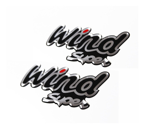 Par Adesivo Emblema Corsa Wind Super Resinado Ws011 Fgc