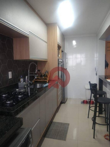 Imagem 11 de 13 de Apartamento Com 1 Dormitório À Venda, 47 M² Por R$ 299.000 - Vila Guilhermina - Praia Grande/sp - Ap3348