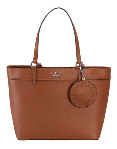 Bolsa Carryall Guess Logo Estampado Forro Interior Mujer