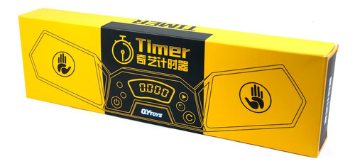 Timer Cronómetro Para Cubos Mágicos Qiyi Profesional Color De La Estructura Negro
