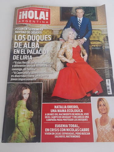 Revista Hola Oreiro Shakira Tobal Cabre 20 12 2011 N58