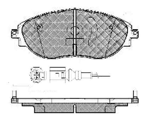 Pastilla De Freno Audi A3 Iii - S3 1.4 Tsi - 1.8 - 2.0 Tdi 1