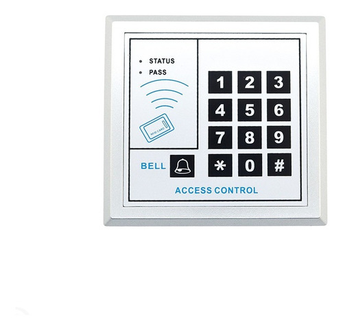 Imagen 4 de 10 de Kit Control Acceso Rfid Pin Y/o Tarjetas A210