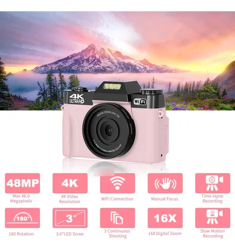 Wikico Cámaras Digitales Para Fotografía, Cámara De Vlog.