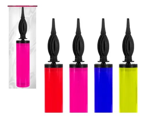 comprar Bomba Manual De Encher Inflar Balão Bexiga Ida E Volta Cor Colorido