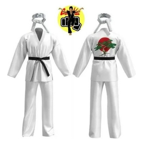 Wan Karate Kid Cobra Kai Taekwondo Traje Cosplay Niños