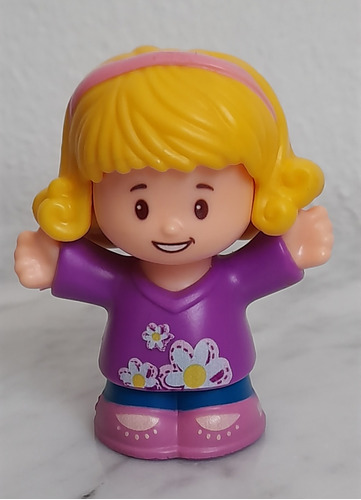 Little People Niña Rubia Figura Fisher Price 