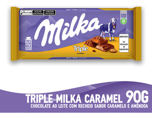 Chocolate Milka Triple Caramel - 90g