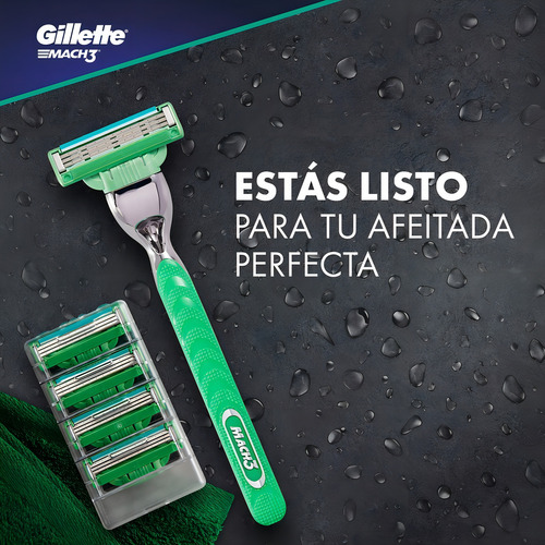 Máquina Para Afeitar Gillette Mach3 Sensitive