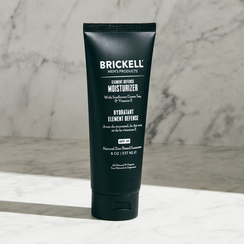 Brickell Element Defense Spf45 - Hidratante Para Hombre, Nat