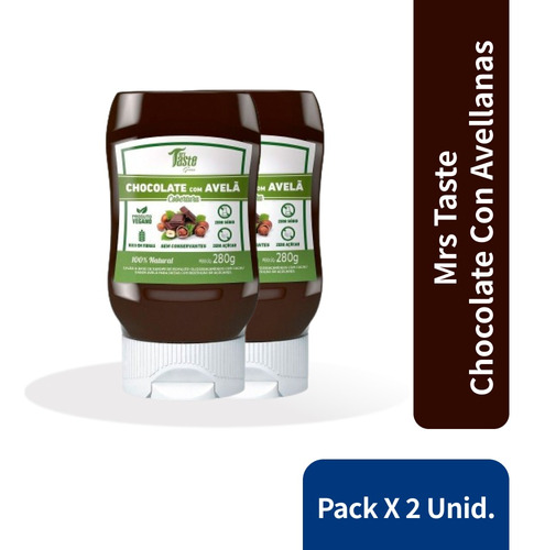 Pack Mrs Taste Salsa Chocolate-avellana X 2